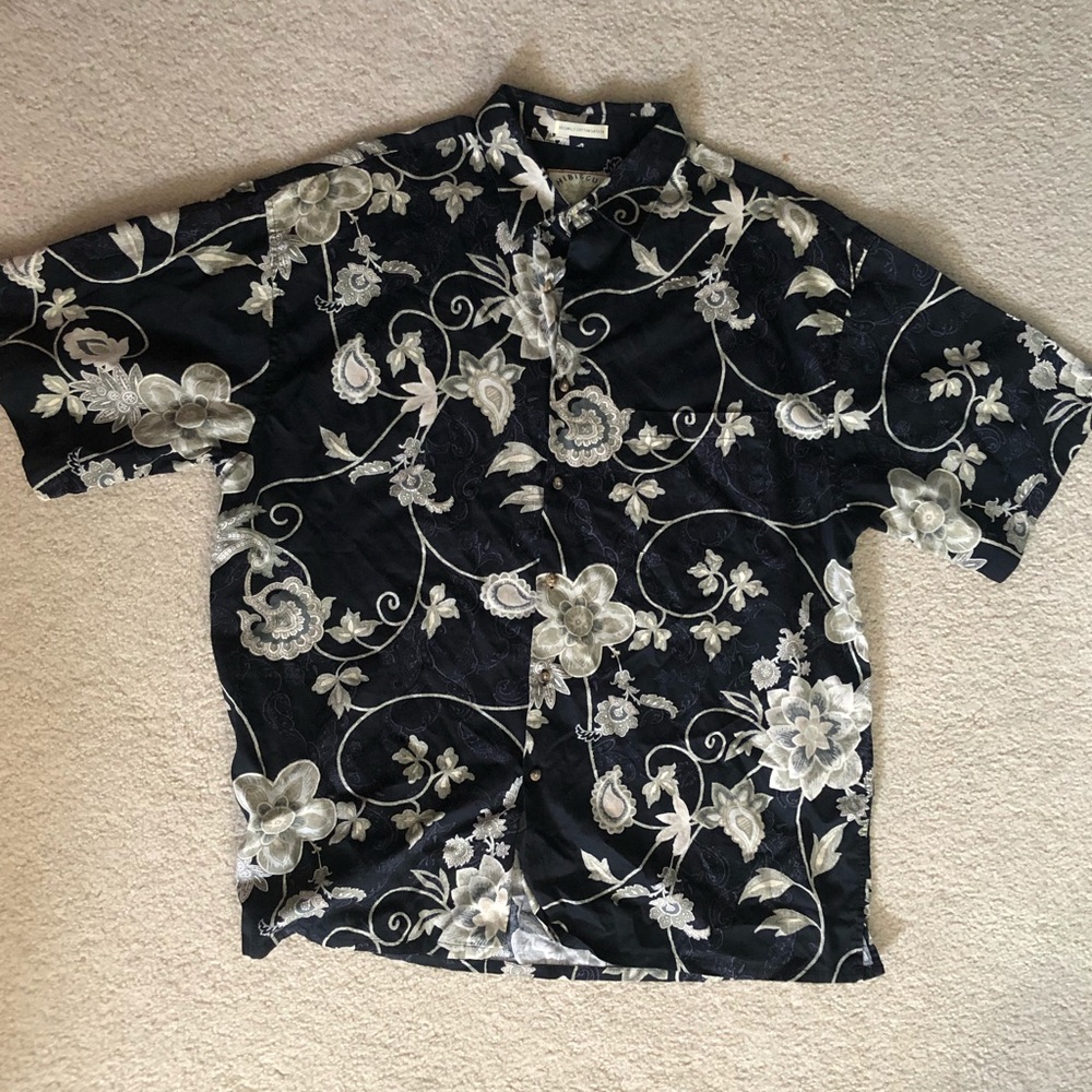 Hibiscus Hawaiian Shirt Sz xl